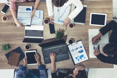 Ofis Odasında Grup Toplantısı.