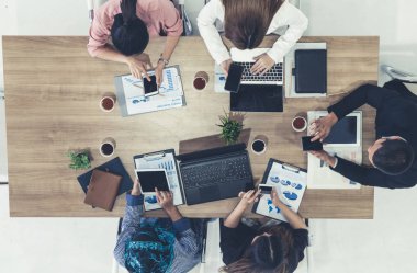 Ofis Odasında Grup Toplantısı.