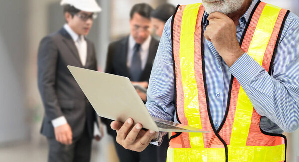 Engineering people solution service concept.