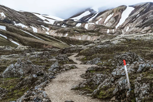 Paisaje de Landmannalaugar Islandia Highland — Foto de Stock