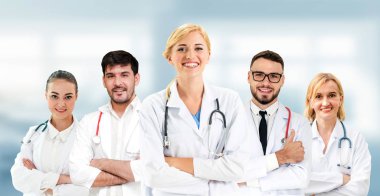 Sağlık insan grubu. Diğer doktorlar, hemşire ve cerrah hastane ofis veya klinik çalışma profesyonel doktor. Tıbbi Teknoloji Araştırma Enstitüsü ve Doktor personel hizmet anlayışı.