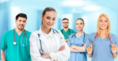 Sağlık insan grubu. Diğer doktorlar, hemşire ve cerrah hastane ofis veya klinik çalışma profesyonel doktor. Tıbbi Teknoloji Araştırma Enstitüsü ve Doktor personel hizmet anlayışı.