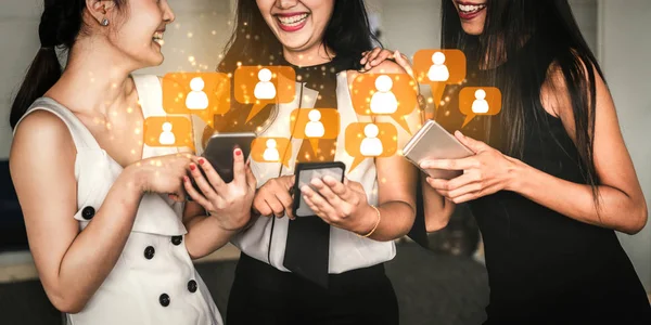 Human resources en People Networking concep — Stockfoto