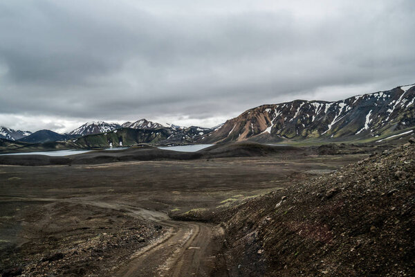 Landscape of Landmannalaugar Iceland Highland 