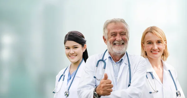 Professional Doctor Working Hospital Office Clinic Other Doctors Nurse Surgeon — Stock Photo, Image