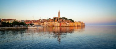 Hırvatistan, Avrupa'da romantik eski şehir Rovinj.