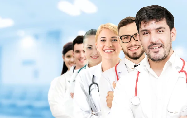 Healthcare People Group Professional Doctor Working Hospital Office Clinic Other — Stock Photo, Image