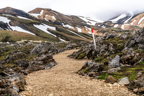 Paisaje de Landmannalaugar Islandia Highland — Foto de Stock