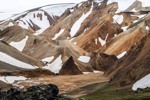 Landscape of Landmannalaugar Iceland Highland — Stock Photo, Image