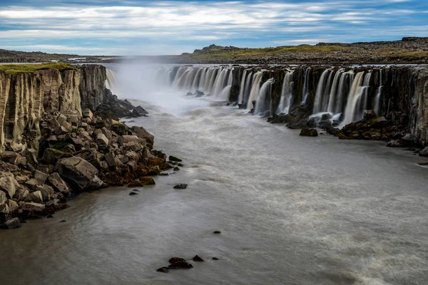 Csodálatos táj Selfoss vízesés Izlandon. — Stock Fotó