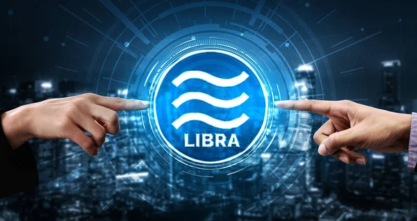 Libra Cryptocurrency Coin in Digital Money Economy