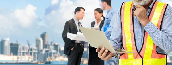 Ingenjörs servicekoncept för personallösningar. — Stockfoto