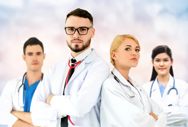 Professional Doctor Working Hospital Office Clinic Other Doctors Nurse Surgeon — Stock Photo, Image