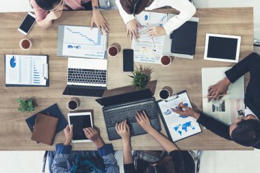 Ofis Odasında Grup Toplantısı.