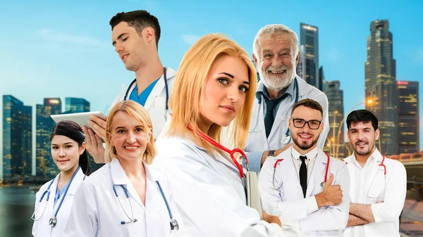 Medische en gezondheidszorg arts people Group. — Stockfoto