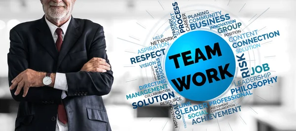 Teamwork and Business Human Resources Concept — Stock Photo, Image