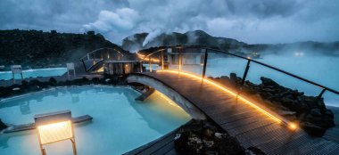 Reykjavik Jeotermal Spa Blue Lagoon, İzlanda.