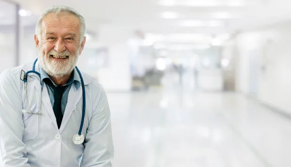 Senior male doctor working at the hospital.