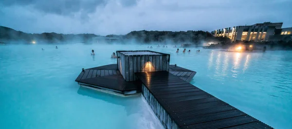 Geothermal Spa Blue Lagoon em Reykjavik, Islândia . — Fotografia de Stock