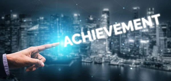 Achievement and Business Goal Success Concept