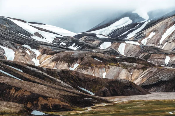 Paisagem de Landmannalaugar Islândia Highland — Fotografia de Stock