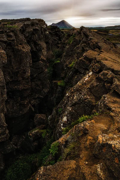 Jeskyně grjotagja horký jarní Island — Stock fotografie
