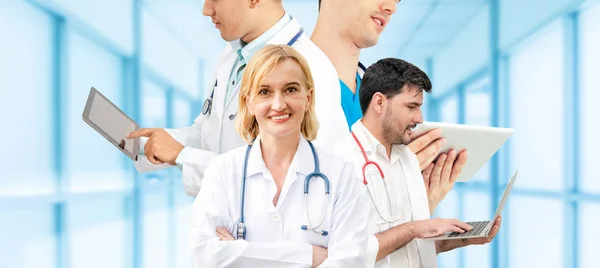 Gruppe medizinischer und medizinischer Ärzte. — Stockfoto