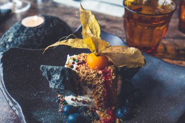 Şeker kamışı ile İzlanda dondurma menüsü.