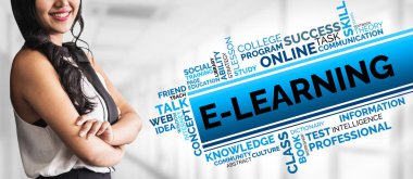 Öğrenci ve Üniversite Konsepti E-öğrenimi