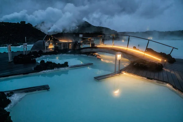 Geothermal Spa Blue Lagoon em Reykjavik, Islândia . — Fotografia de Stock