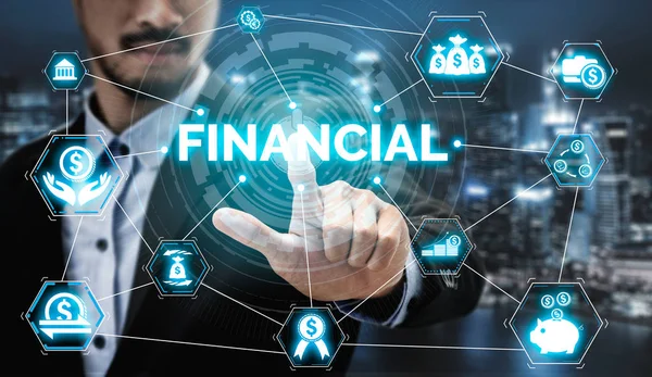 Finance and Money Transaction Technology Concept — Stock Photo, Image