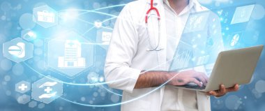 Hastanede Tıbbi Sağlık Grafik ile Doktor