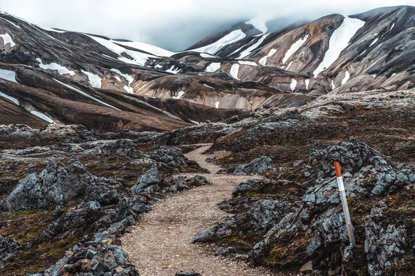 Paisagem de Landmannalaugar Islândia Highland — Fotografia de Stock