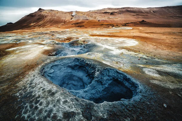 Krafla geothermal of Hverir, Namafjall in Iceland — Stock Photo, Image