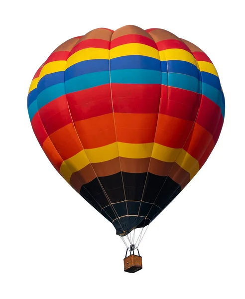 Hot air balloon isolated on white background. — Stock Photo, Image