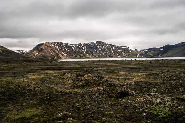 Krajina Landmannalaugar Island Highland — Stock fotografie