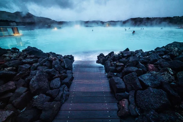 Geotermalne spa Błękitna Laguna w Reykjaviku, Islandia. — Zdjęcie stockowe