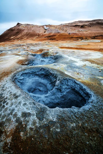 Krafla geothermal of Hverir, Namafjall in Iceland — Stock Photo, Image