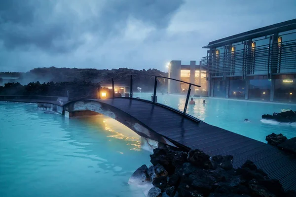 Geothermal Spa Blue Lagoon em Reykjavik, Islândia . — Fotografia de Stock