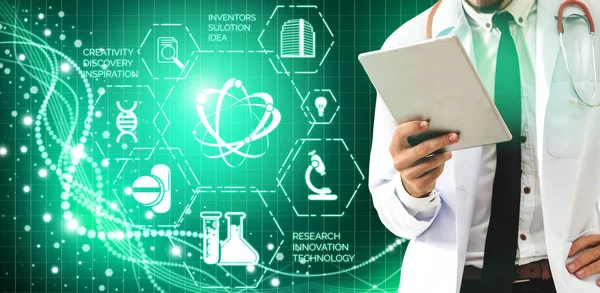 Doctor with Medical Healthcare Research Concept