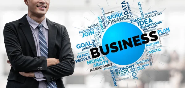 Business Commerce Concetto di finanza e marketing . — Foto Stock