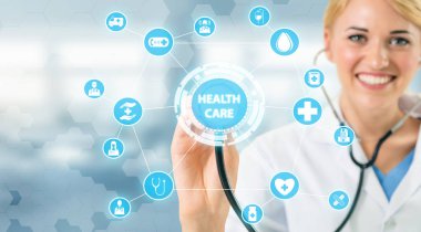 Hastanede Tıbbi Sağlık Grafik ile Doktor