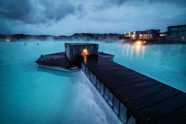 Geothermal Spa Blue Lagoon in Reykjavik, Iceland.