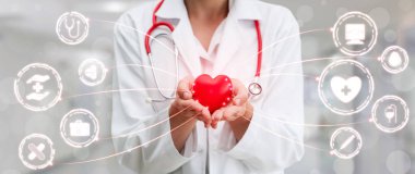 Hastanede Tıbbi Sağlık Grafik ile Doktor