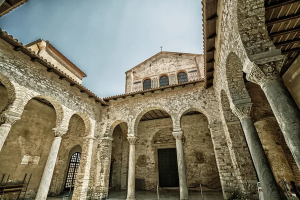 Euphrasian Basilica in Porec, Istria, Croacia . — Foto de Stock