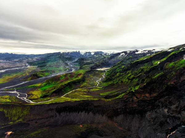 アイスランド高原のソースモルクの風景. — ストック写真