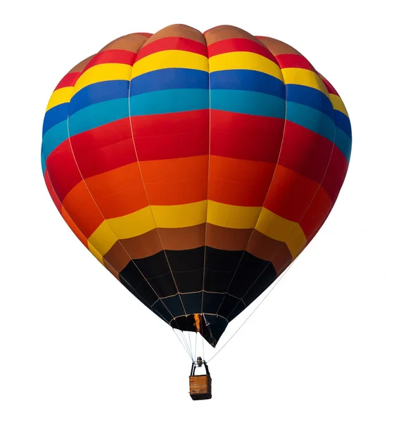 Hot air balloon isolated on white background. — Stock Photo, Image