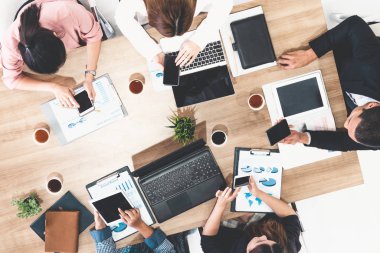 Ofis Odasında Grup Toplantısı.