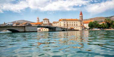Dalmaçya'daki Trogir eski kenti, Hırvatistan, Avrupa.