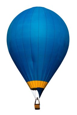Sıcak hava balonu beyaz arkaplanda izole edildi.